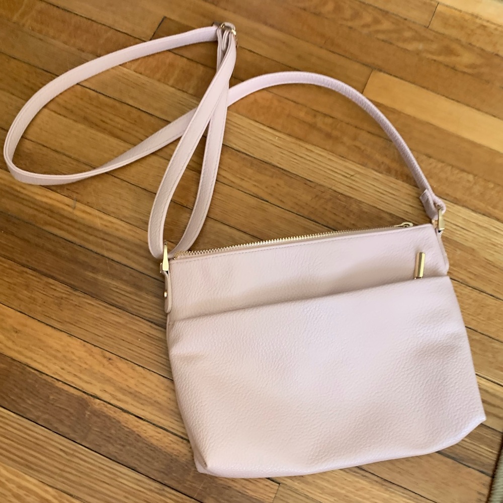 Pink crossbody purse